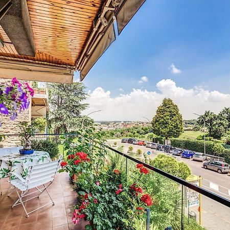 Terrazza Piccolomini: Elegant Apartment Stunning View Over Rome/St Peter'S Dome Exteriér fotografie